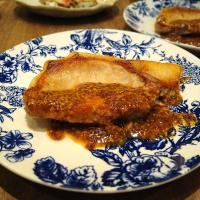 ポークソテー　マスタードソース